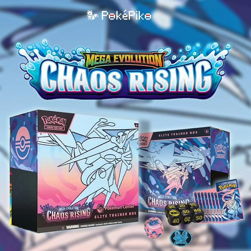 Pilihan produk Mega Evolution Chaos Rising berbahasa Inggris