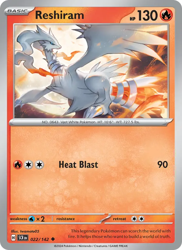 Reshiram - 022/142 - English