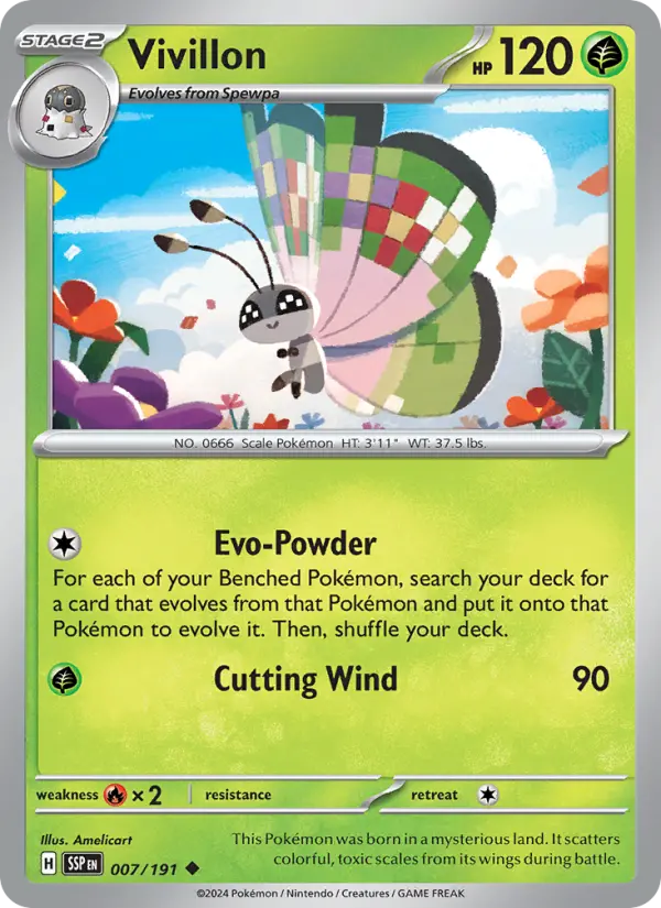 Vivillon - 007/191 - English