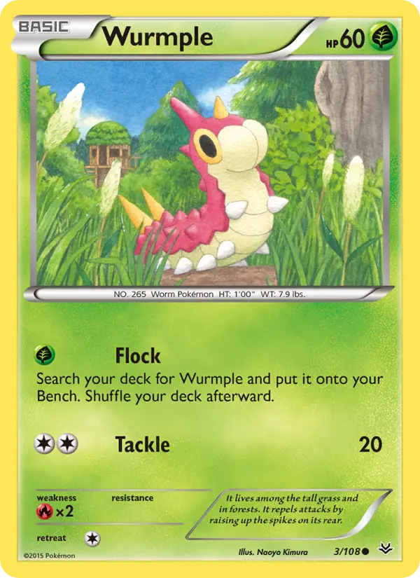 Wurmple - 3/108 - English