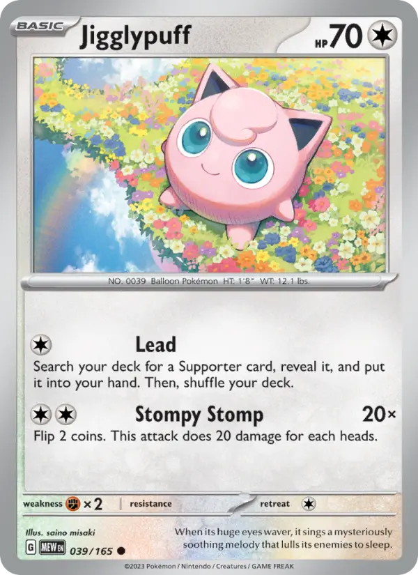 Jigglypuff - 039/165 - English