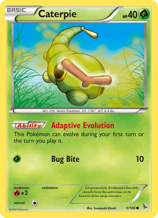 Caterpie - 1/106 - English