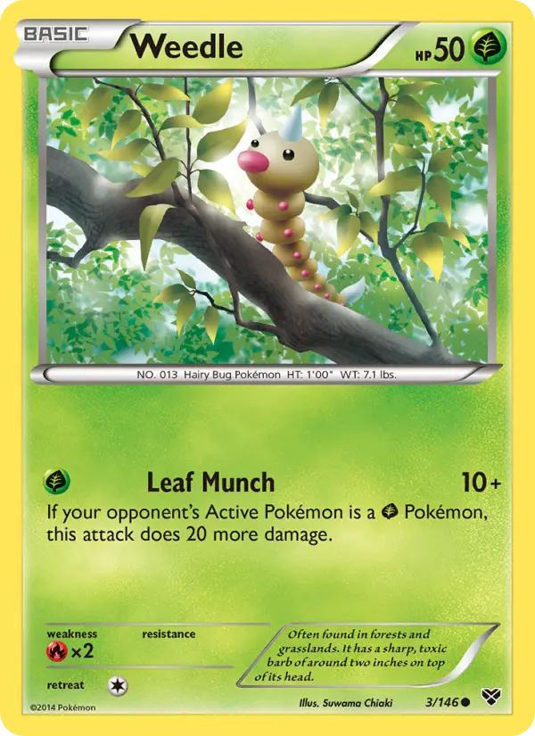 Weedle - 3/146 - English