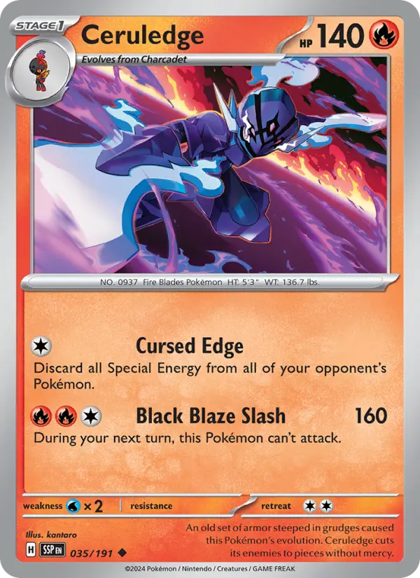 Ceruledge - 035/191 - English